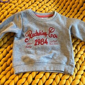 Gray Kids Sweatshirt redskins
